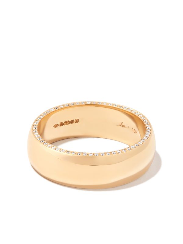 browns Lizzie Mandler Fine Jewelry 18K yellow gold Othello Cigar diamond ring | Browns Rings