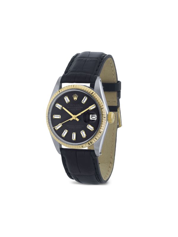 browns Lizzie Mandler Fine Jewelry customised Datejust 35mm | Browns Watches