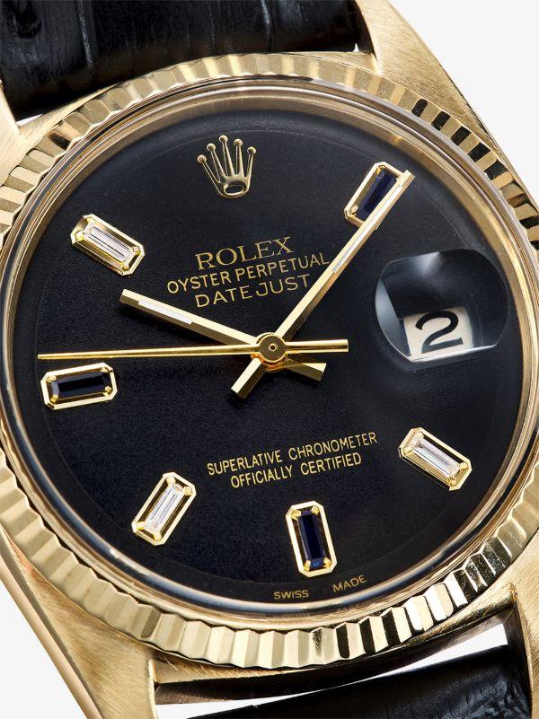 Browns Lizzie Mandler Fine Jewelry Reworked Vintage Rolex Oyster Perpetual Datejust Watch | Browns Fine Watches