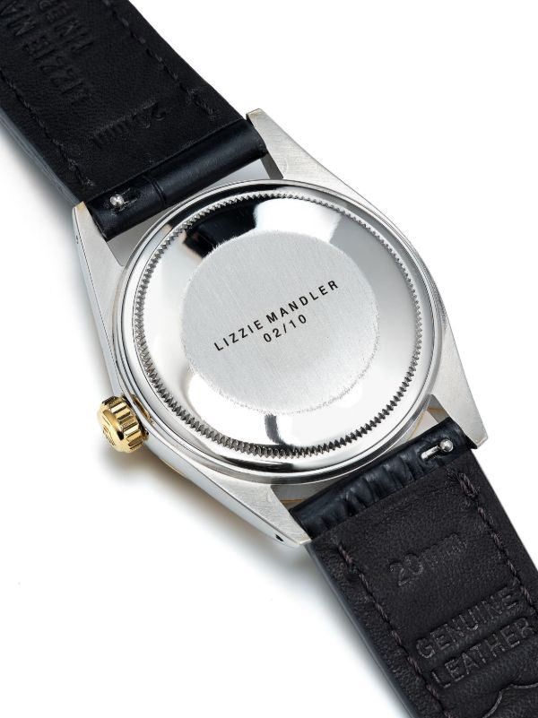Browns Lizzie Mandler Fine Jewelry Reworked Vintage Stainless Steel Rolex Datejust Watch | Browns Pre-Owned Dress Watches