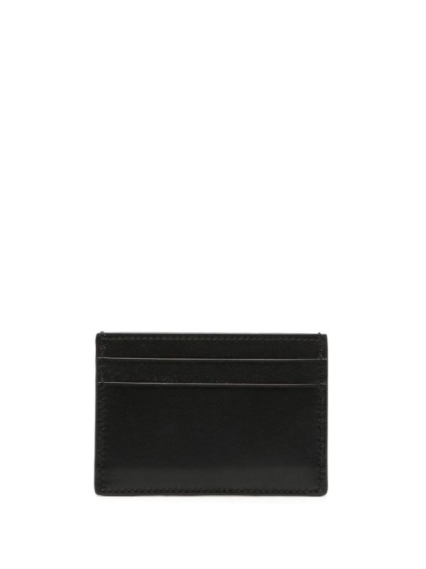 Browns LOEWE Black Logo-Embossed Leather Card Holder | Browns Wallets & Purses