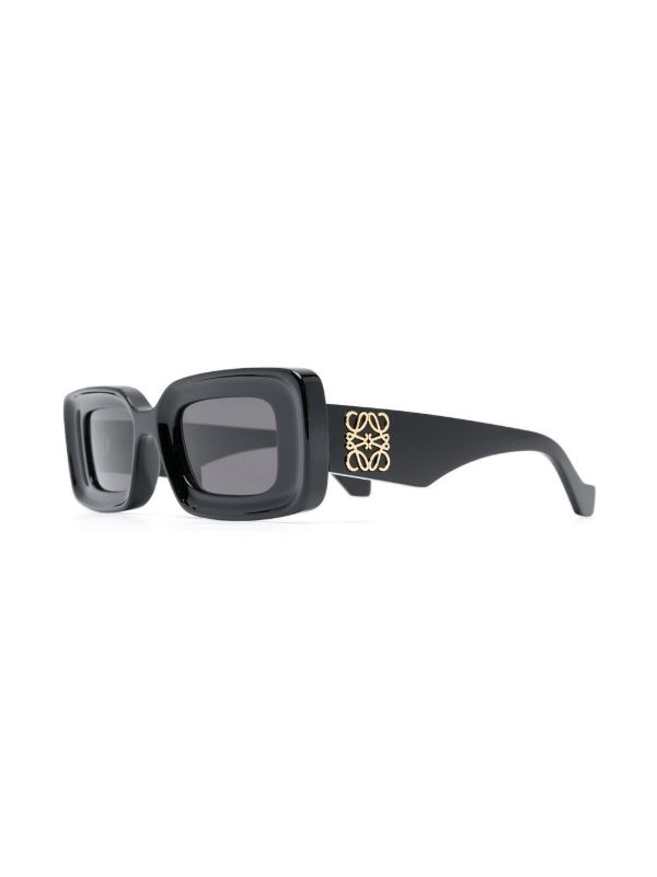 Browns LOEWE EYEWEAR Anagram-plaque Rectangle-frame Sunglasses | Browns Sunglasses