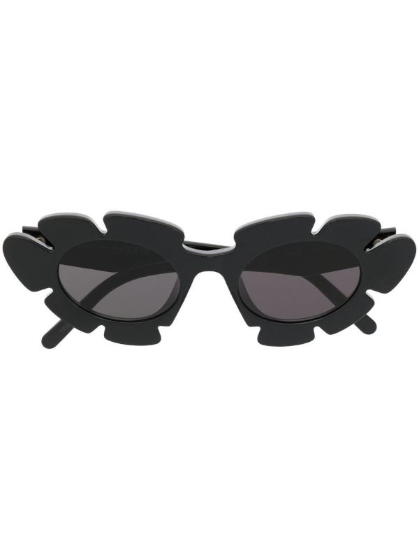browns LOEWE EYEWEAR Black Paula's Ibiza Flower Sunglasses | Browns Sunglasses