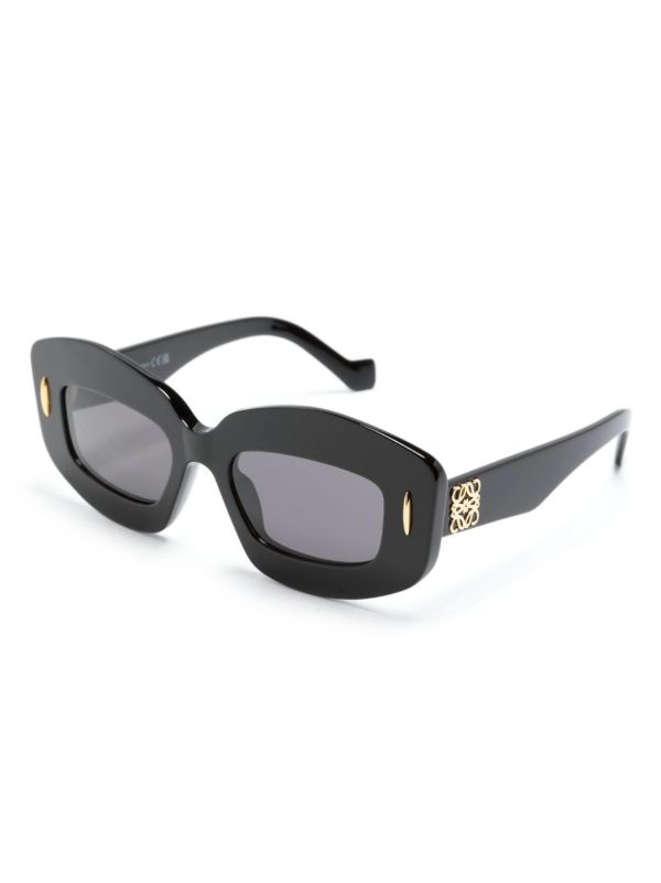 Browns LOEWE EYEWEAR Black Screen Geometric-Frame Sunglasses | Browns Sunglasses