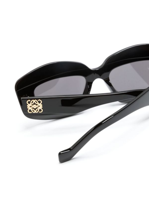 Browns LOEWE EYEWEAR Black Screen Geometric-Frame Sunglasses | Browns Sunglasses