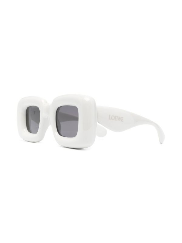 Browns LOEWE EYEWEAR Grey Inflated Square-Frame Sunglasses | Browns Sunglasses