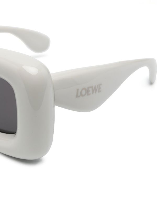 Browns LOEWE EYEWEAR Grey Inflated Square-Frame Sunglasses | Browns Sunglasses