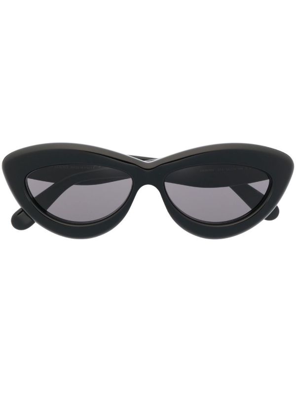 browns LOEWE EYEWEAR logo-plaque tinted sunglasses | Browns Sunglasses