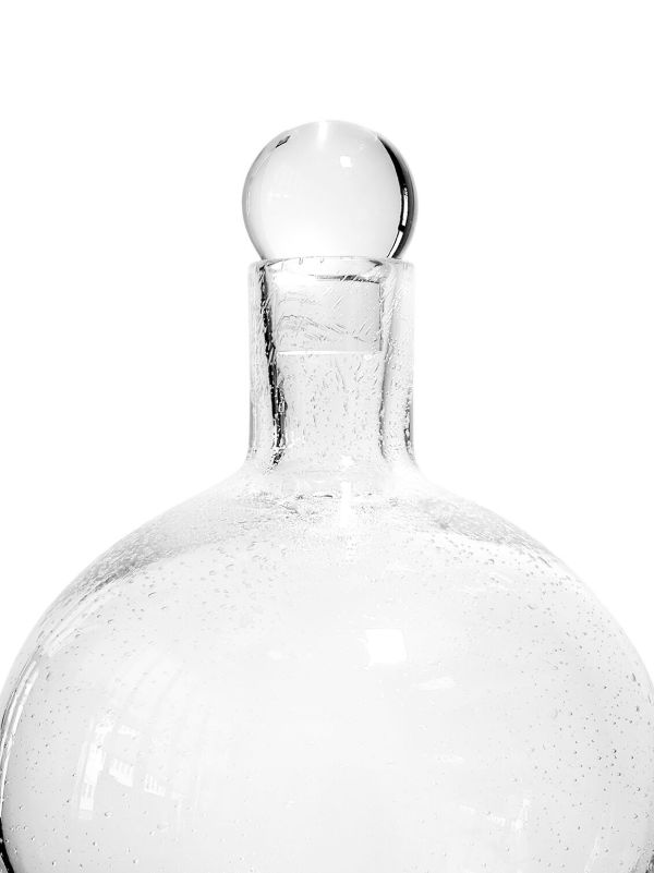 Browns Louise Roe White Bubble Glass Carafe | Browns Vases