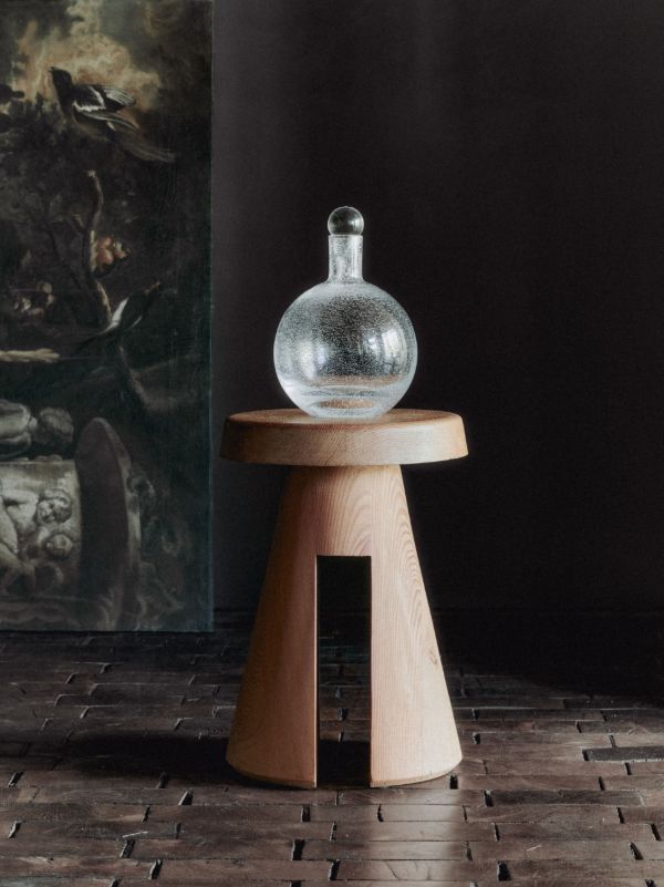 Browns Louise Roe White Bubble Glass Carafe | Browns Vases