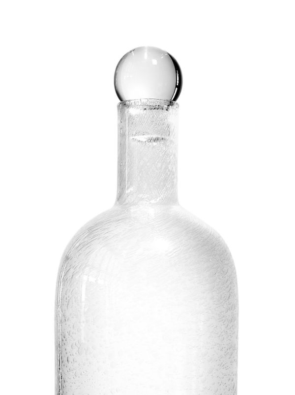 Browns Louise Roe White Bubble Glass Tall Carafe | Browns Vases