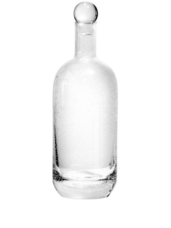 browns Louise Roe White Bubble Glass Tall Carafe | Browns Vases