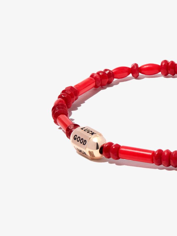 Browns LUIS MORAIS 14K Yellow Gold Good Luck Beaded Bracelet | Browns Bracelets