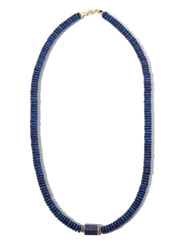 Browns LUIS MORAIS 14K Yellow Gold Lapis And Sapphire Choker Necklace | Browns Necklaces