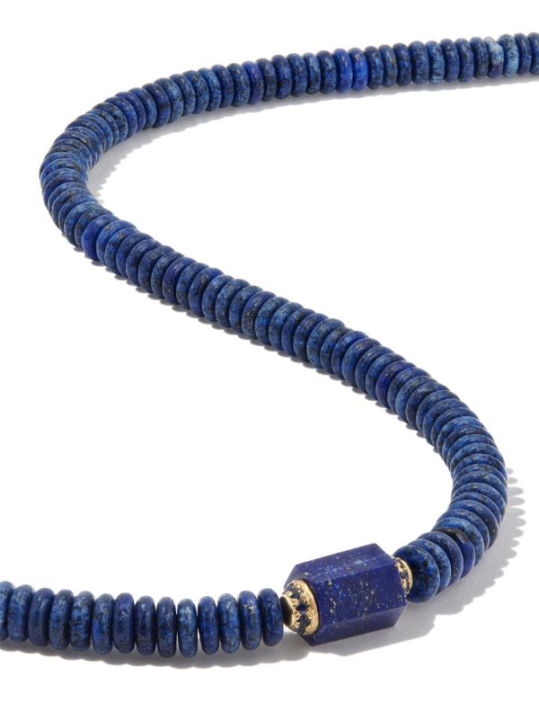 Browns LUIS MORAIS 14K Yellow Gold Lapis And Sapphire Choker Necklace | Browns Necklaces