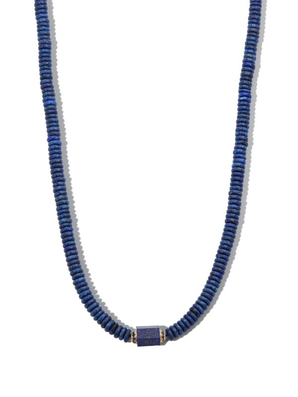 browns LUIS MORAIS 14K yellow gold lapis and sapphire choker necklace | Browns Necklaces