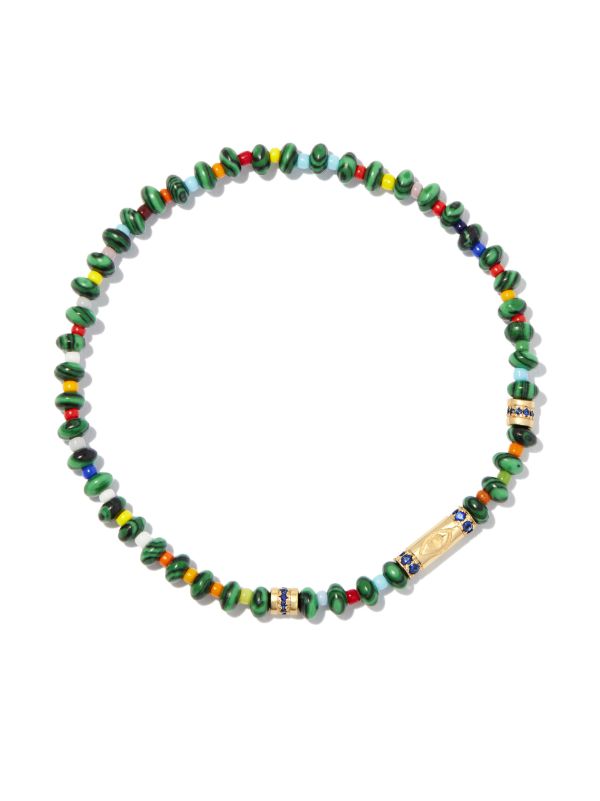 Browns LUIS MORAIS 14K Yellow Gold Round Bolt Beaded Bracelet | Browns Bracelets