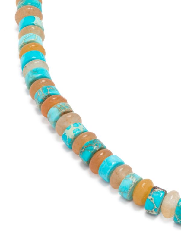 Browns LUIS MORAIS 14K Yellow Gold Small Lego Cube Beaded Bracelet | Browns Bracelets