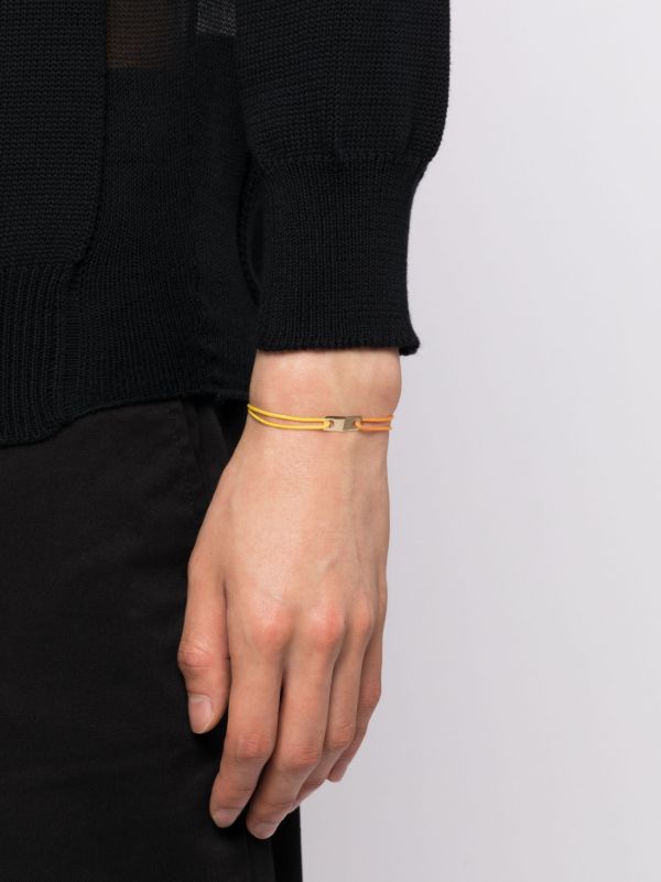 Browns LUIS MORAIS 14K Yellow Gold Small Link ID Plate Bracelet | Browns Bracelets
