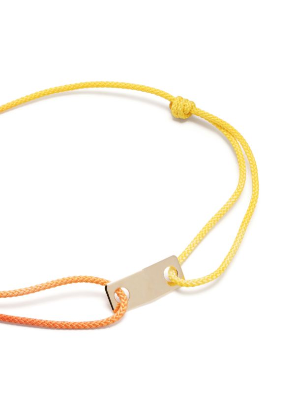 Browns LUIS MORAIS 14K Yellow Gold Small Link ID Plate Bracelet | Browns Bracelets