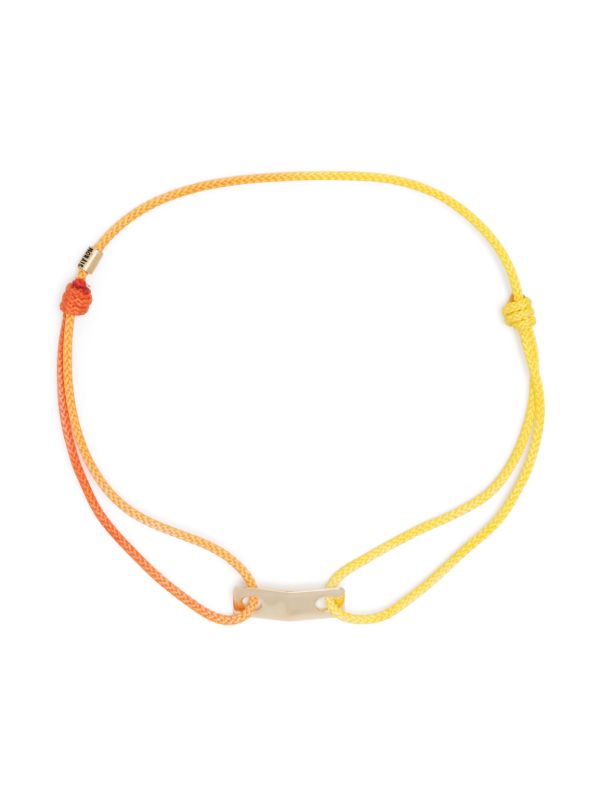 browns LUIS MORAIS 14K yellow gold Small Link ID Plate bracelet | Browns Bracelets