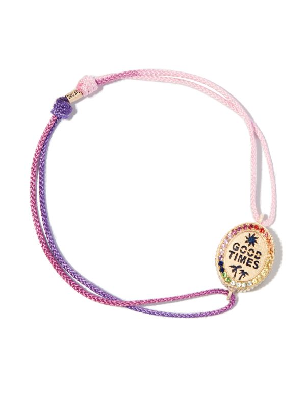 Browns LUIS MORAIS 14K Yellow Gold The Good Times Skull Ombre Bracelet | Browns Bracelets