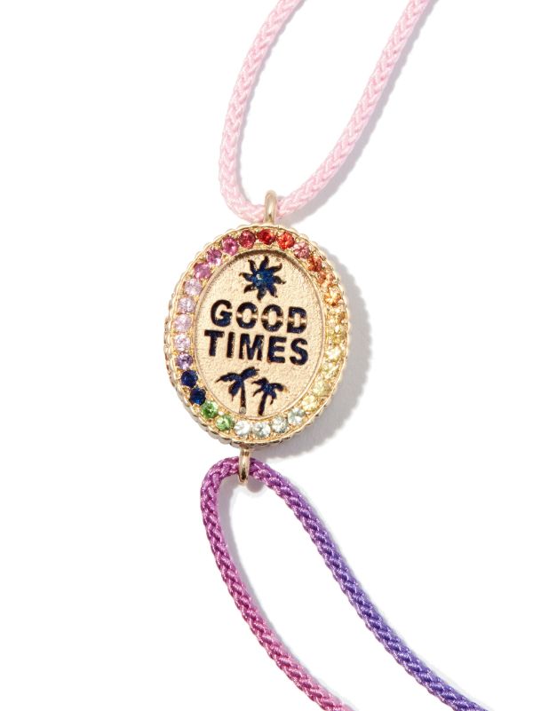 Browns LUIS MORAIS 14K Yellow Gold The Good Times Skull Ombre Bracelet | Browns Bracelets