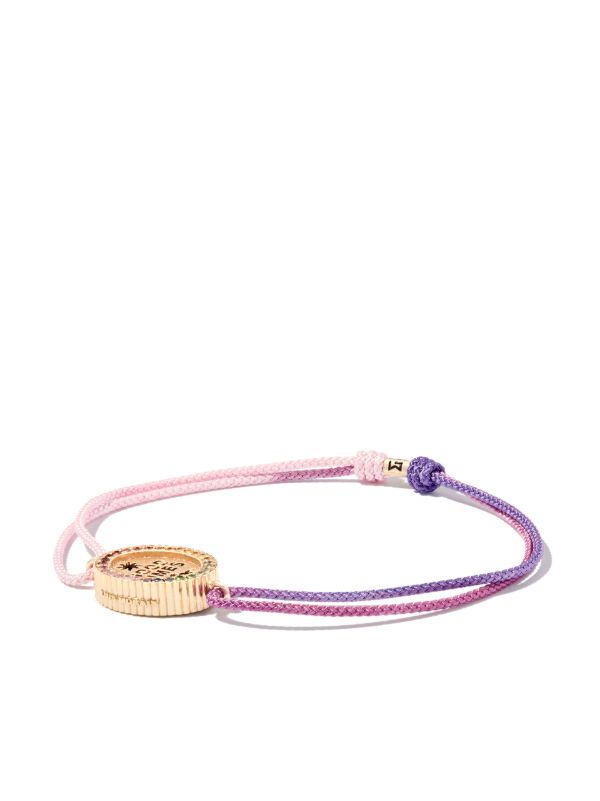 browns LUIS MORAIS 14K Yellow Gold The Good Times Skull Ombre Bracelet | Browns Bracelets
