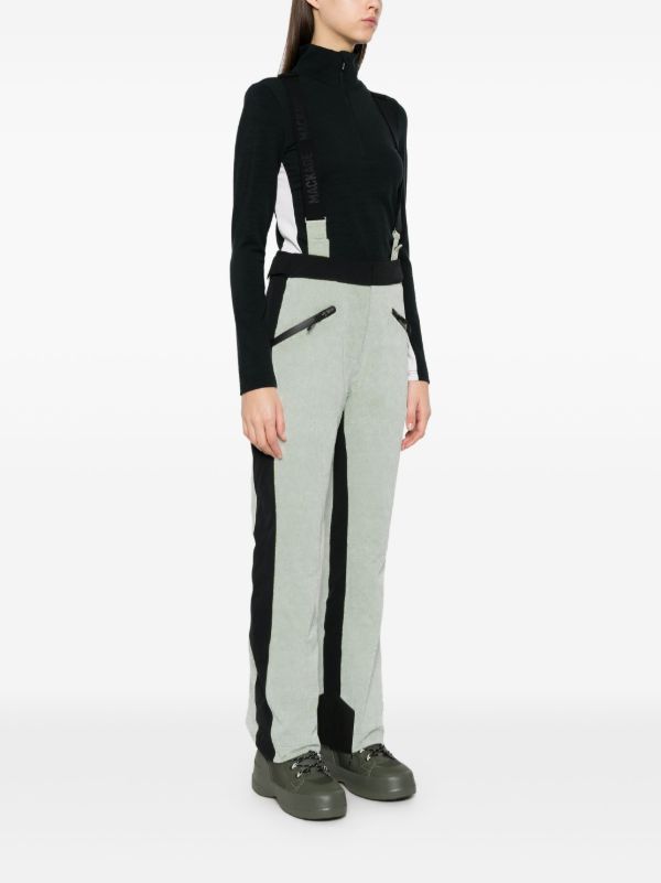 Browns Mackage White Nyomi Ski Dungarees | Browns Ski All-In-One