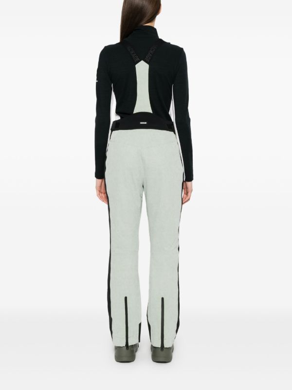 Browns Mackage White Nyomi Ski Dungarees | Browns Ski All-In-One