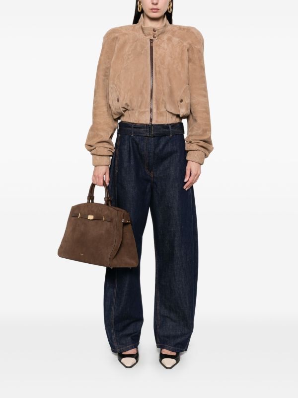 Browns Magda Butrym Belted Wide-Leg Jeans | Browns Wide-Leg Jeans