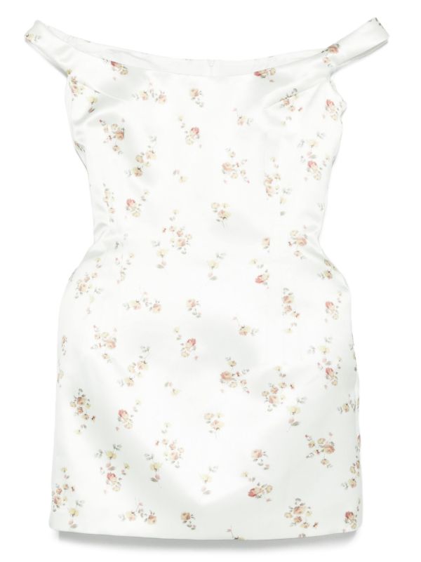 browns Magda Butrym floral-print mini dress | Browns Cocktail & Party Dresses