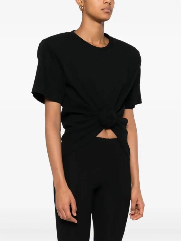 Browns Magda Butrym Knotted T-Shirt | Browns T-Shirts & Jersey Shirts