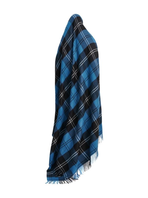 Browns Magniberg Blue Tartan Wool Blanket | Browns Blankets & Throws