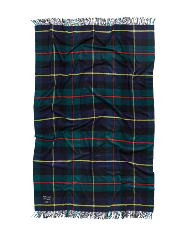Browns Magniberg Blue Tartan Wool Blanket | Browns Blankets & Throws