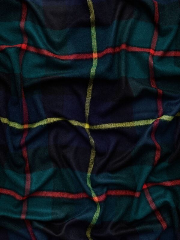 Browns Magniberg Blue Tartan Wool Blanket | Browns Blankets & Throws