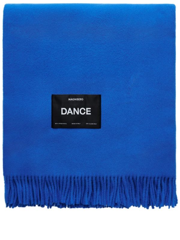browns Magniberg Blue Virgin Wool Blanket | Browns Blankets & Throws