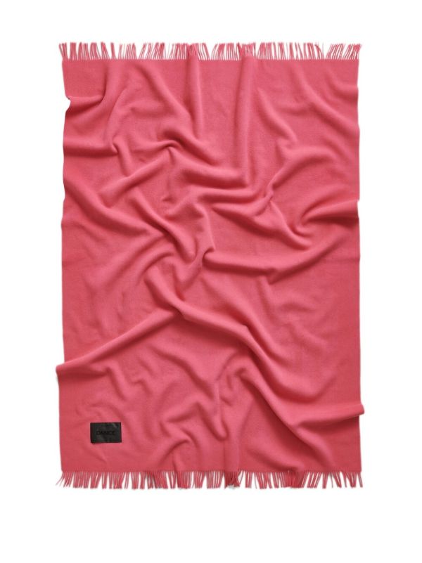 Browns Magniberg Pink Virgin Wool Blanket | Browns Blankets & Throws