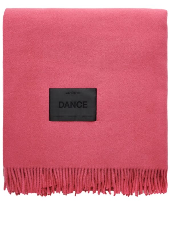 browns Magniberg Pink Virgin Wool Blanket | Browns Blankets & Throws
