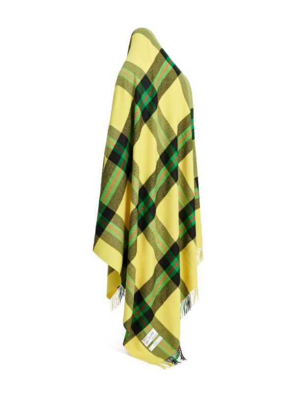 Browns Magniberg Yellow Tartan Wool Blanket | Browns Blankets & Throws