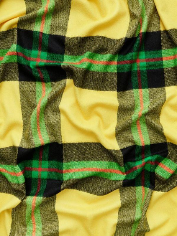 Browns Magniberg Yellow Tartan Wool Blanket | Browns Blankets & Throws