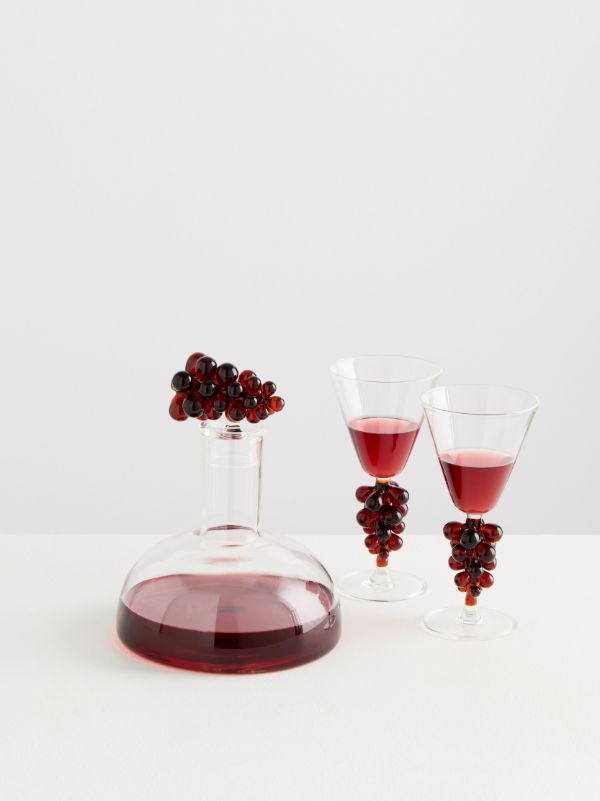 Browns Maison Balzac Clear Grapes Wine Glasses Set | Browns Glassware