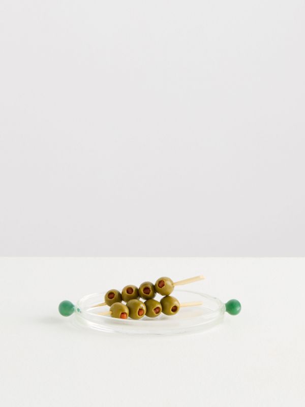 Browns Maison Balzac Clear Olive Plate | Browns Plates & Bowls