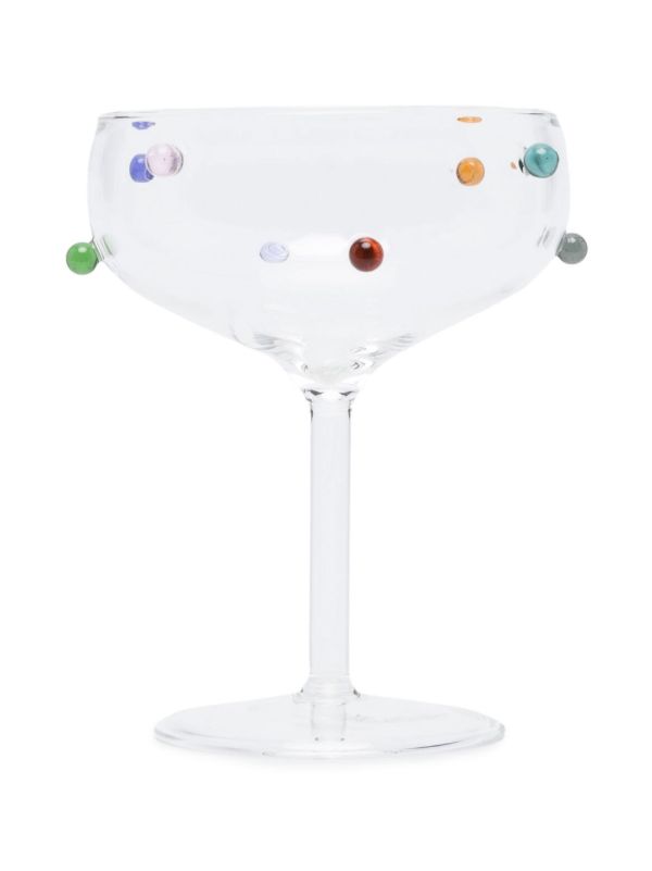 Browns Maison Balzac Clear Pomponette Champagne Coupe Set | Browns Glassware