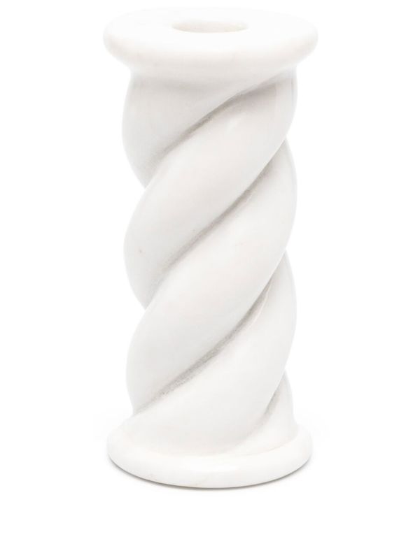 browns Maison Balzac White Cordelette Candleholder | Browns Candle Holders