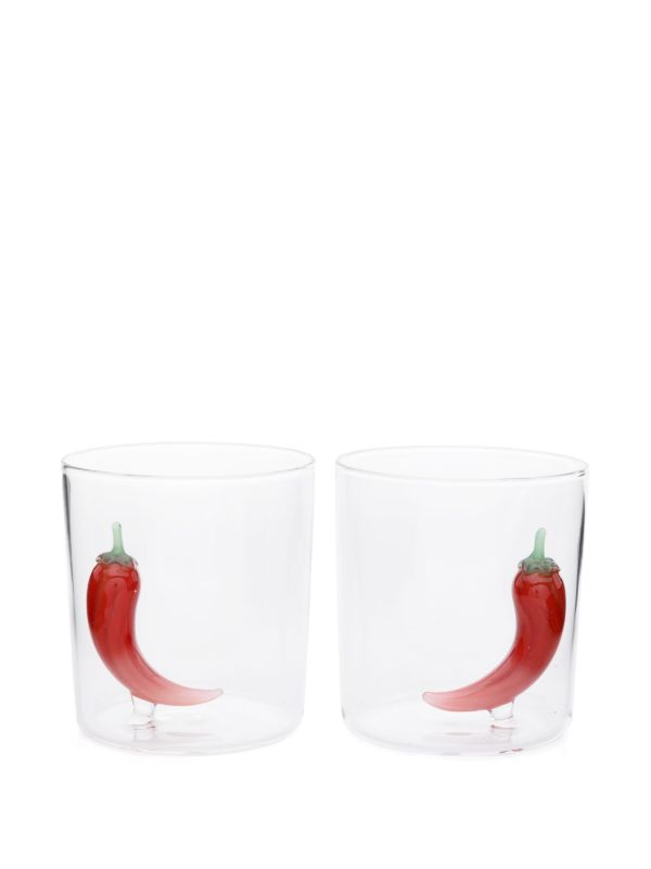 Browns Maison Balzac X Browns Clear Picante Cocktail Glasses Set | Browns Glassware