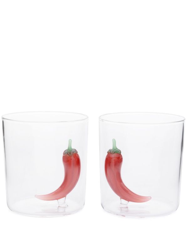 browns Maison Balzac X Browns Clear Picante Cocktail Glasses Set | Browns Glassware