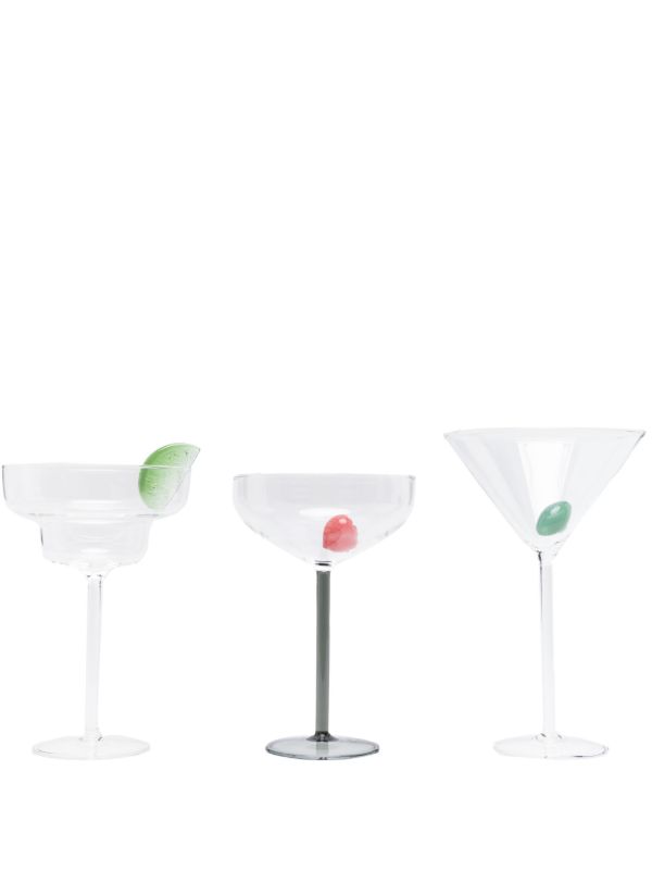 browns Maison Balzac x Browns Cocktail Glasses (set of three) | Browns Glassware