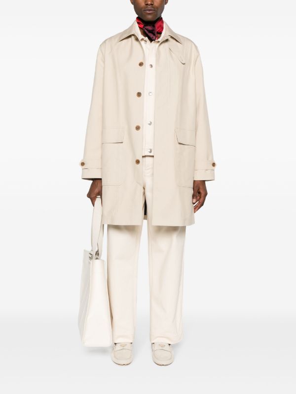 Browns Maison Kitsuné White Workwear Straight-Leg Jeans | Browns Regular & Straight-Leg Jeans