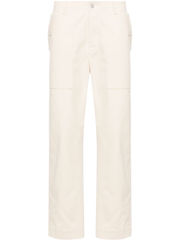 browns Maison Kitsuné White Workwear Straight-Leg Jeans | Browns Regular & Straight-Leg Jeans